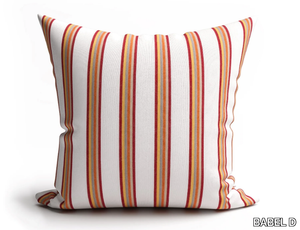 Striped cushion - Striped outdoor fabric cushion _ BABEL D