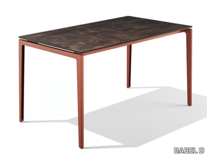 GAO - Steel table with HPL top _ BABEL D