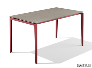 GAO - Rectangular steel and PaperStone table _ BABEL D