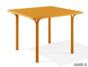 JOS - Square powder coated steel table _ BABEL D