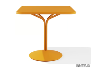 JOS - Square powder coated steel table _ BABEL D