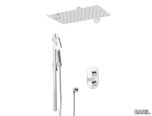 ACCENT B56 - Thermostatic shower set with overhead shower _ BARIL