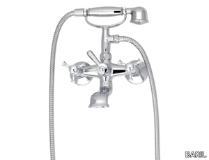 EVA B71 - External wall-mounted bathtub tap with hand shower _ BARIL