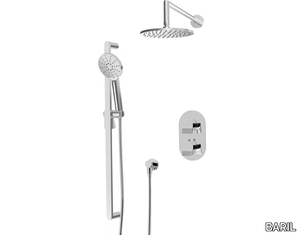 PROFILE B46 - Thermostatic shower set with overhead shower _ BARIL