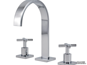 HAÜS-C B27 - Countertop 3 hole washbasin tap with individual rosettes _ BARIL