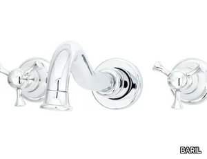 EVA B71 - Wall-mounted 3 hole washbasin tap with individual rosettes _ BARIL