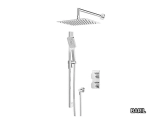 PETITE B04 - Thermostatic shower set with overhead shower _ BARIL