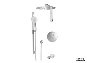 PRO-4325-45 - Thermostatic Recessed bathtub set with hand shower _ BARIL