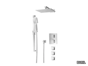 REC B05 - Thermostatic shower set with overhead shower _ BARIL