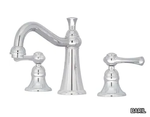 TRADITION B72 - 3 hole washbasin tap with individual rosettes _ BARIL