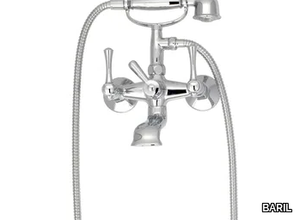 TRADITION B72 - Wall-mounted external bathtub tap with hand shower _ BARIL