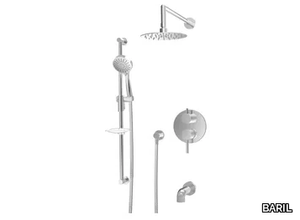 ZIP B66 - Thermostatic Recessed bathtub set with hand shower _ BARIL