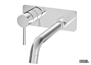 ZIP B66 - 2 hole wall-mounted washbasin mixer with plate _ BARIL