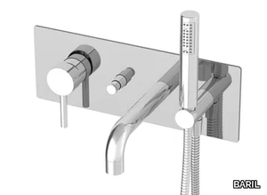 ZIP B66 - Thermostatic wall-mounted bathtub mixer with diverter _ BARIL