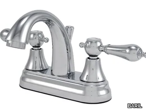 RALPH B18 - 3 hole countertop washbasin tap with individual rosettes _ BARIL