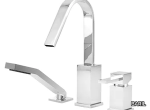 UTOPIA B10 - Deck mounted 3 hole single handle bathtub tap with hand shower _ BARIL