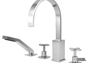 HAÜS-D B26 - 4-piece deck mount tub filler with hand shower _ BARIL