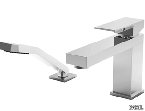 REC B05 - Deck mounted 2 hole single handle bathtub tap with hand shower _ BARIL