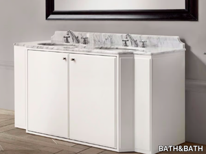 ELEANOR - Double vanity unit with doors _ BATH&BATH