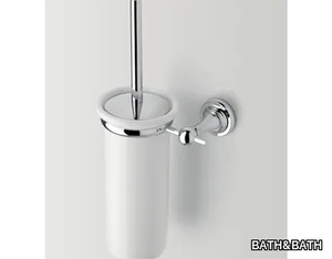 SHINING - Wall-mounted ceramic toilet brush _ BATH&BATH