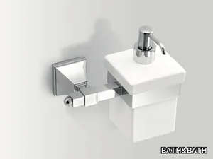 TIMELESS - Wall-mounted ceramic Bathroom soap dispenser _ BATH&BATH