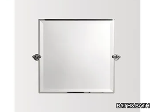 SHINING - Square wall-mounted bathroom mirror _ BATH&BATH