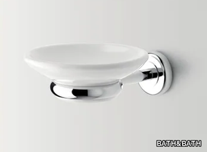 CIRCLE - Wall-mounted ceramic soap dish _ BATH&BATH