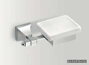 TIMELESS - Wall-mounted ceramic soap dish _ BATH&BATH