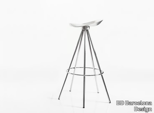 JAMAICA - High trestle-based aluminium stool _ BD Barcelona Design