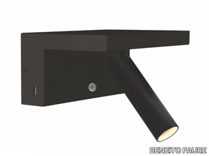 BEAM - Aluminium wall lamp with USB _ BENEITO FAURE
