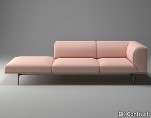 PLATEAU SOFA SYSTEM - Modular sectional fabric sofa with fire retardant padding _ BK Contract