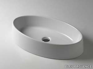 EGG - Countertop oval ceramic washbasin _ BLEU PROVENCE