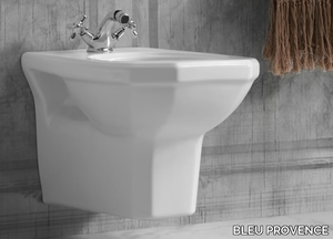 PROVENCE '700 - Wall-hung ceramic bidet _ BLEU PROVENCE