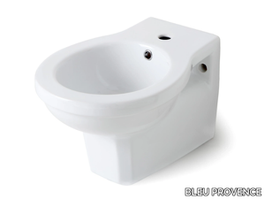 PROVENCE '900 - Wall-hung ceramic bidet _ BLEU PROVENCE