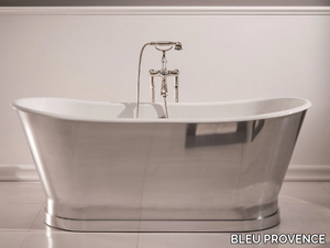 ANTICA STEEL - Freestanding steel bathtub _ BLEU PROVENCE