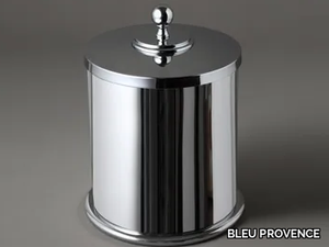 CLASSIC - Chromed brass bathroom waste bin _ BLEU PROVENCE