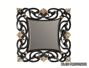 DAHLIA - Square framed wooden mirror _ BLEU PROVENCE