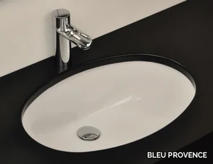 BP001 - Undermount oval ceramic washbasin _ BLEU PROVENCE