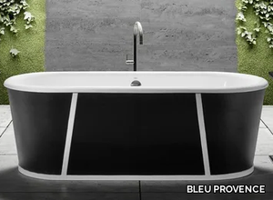 PURE - Freestanding oval cast iron bathtub _ BLEU PROVENCE