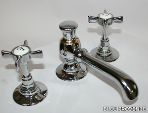 RL1031 - 3 hole brass washbasin tap _ BLEU PROVENCE