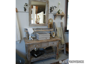 VINTAGE - Floor-standing wooden vanity unit with drawers _ BLEU PROVENCE