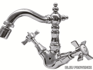 RB1053 - 1 hole brass bidet tap with individual rosettes _ BLEU PROVENCE