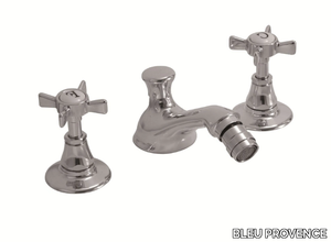 RB107 - 3 hole countertop brass bidet tap _ BLEU PROVENCE