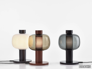 BONBORI - LED Glass and Stainless Steel table lamp _ BROKIS