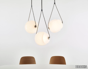 CAPSULA - LED blown glass pendant lamp _ BROKIS
