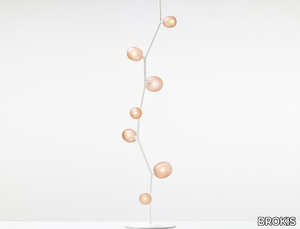 IVY - Blown glass and metal floor lamp _ BROKIS