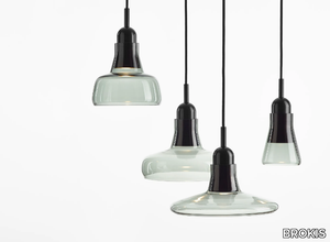 SHADOWS EXTERIOR - Blown glass outdoor pendant lamp _ BROKIS