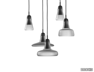 SHADOWS - Dimmable blown glass pendant lamp _ BROKIS
