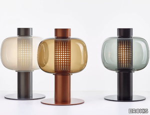 BONBORI OUTDOOR - LED Glass and Stainless Steel Outdoor table lamp _ BROKIS