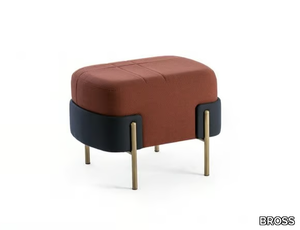 WAM - Upholstered rectangular fabric pouf _ BROSS